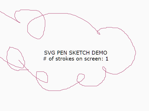 SVG Drawing JavaScript Library – svg-pen-sketch