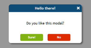 Tiny Confirmation Modal In Vanilla JavaScript