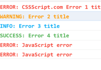 Create Stylized Console Logs - Logger.js