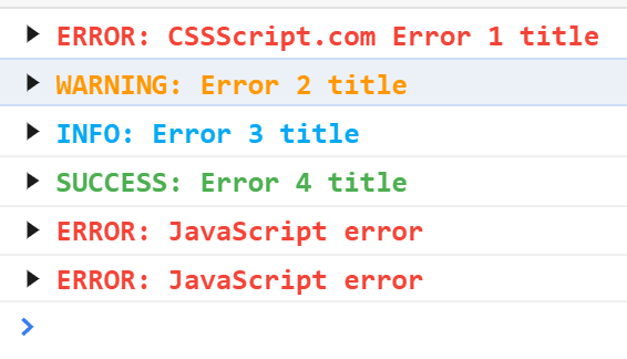 Create Stylized Console Logs - Logger.js | CSS Script
