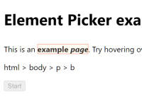 DOM Element Picker In JavaScript - pick-dom-element