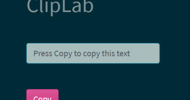 Fast Copy To Clipboard Library - ClipLab