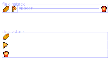 Horizontally & Vertically Stack Grid Items - HStack & VStack