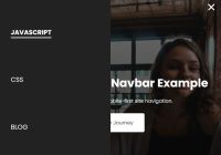 Mobile-first Site Navbar With JavaScript & CSS