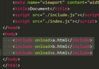 Include External HTML Into Your Pages - include.js