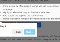 Feature-rich Step-by-Step User Guide In JavaScript - webtour.js
