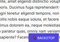 Smart Back To Top Button In JavaScript - back2top.js