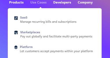 Stripe.com Inspired Dropdown Mega Menu With JavaScript