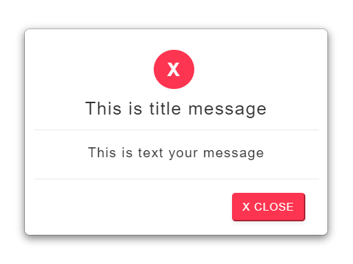 Sweet Alert Message In JavaScript - as-alert-message | CSS Script