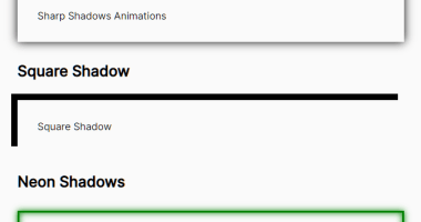 Interactive Box & Text Shadow Library - ShadowCSS