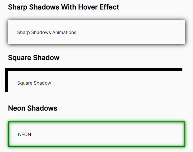 Interactive Box & Text Shadow Library – ShadowCSS