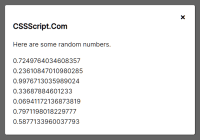 Minimal Dynamic Modal Dialog JavaScript Library - sv-modal