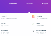 Stripe Like Desktop Navigation In Pure CSS