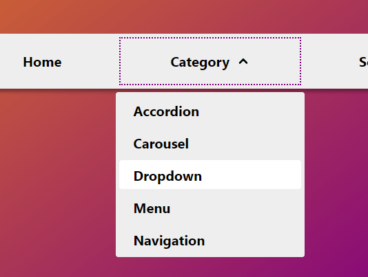Accessible Dropdown Nav With Vanilla JavaScript – Clicky Menus