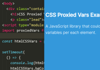 Manipulate CSS Variables Per Each Element - css-proxied-vars