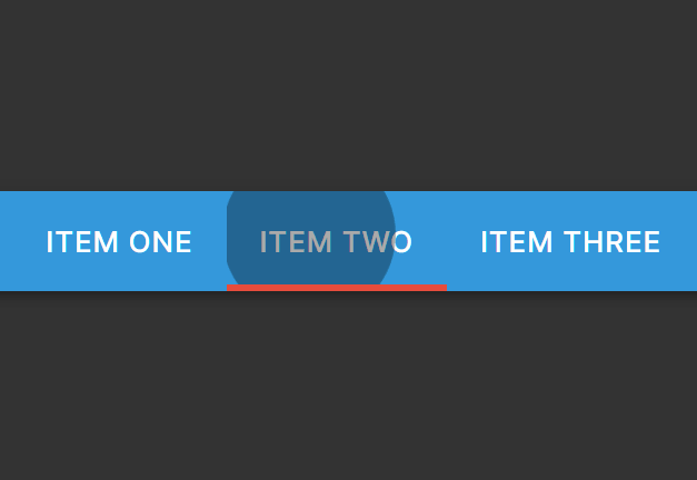 Material Design Inspired Tab Bar UI In Vanilla JavaScript