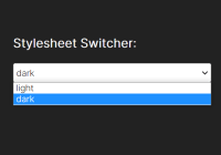 Change Stylesheet Dynamically With JavaScript - alternate-stylesheets.js