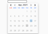 Simplest Date Picker In Vanilla JavaScript - datepicker.js