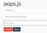 Store Form Data In Web Storage Until The Form Is Submitted - Oops.js