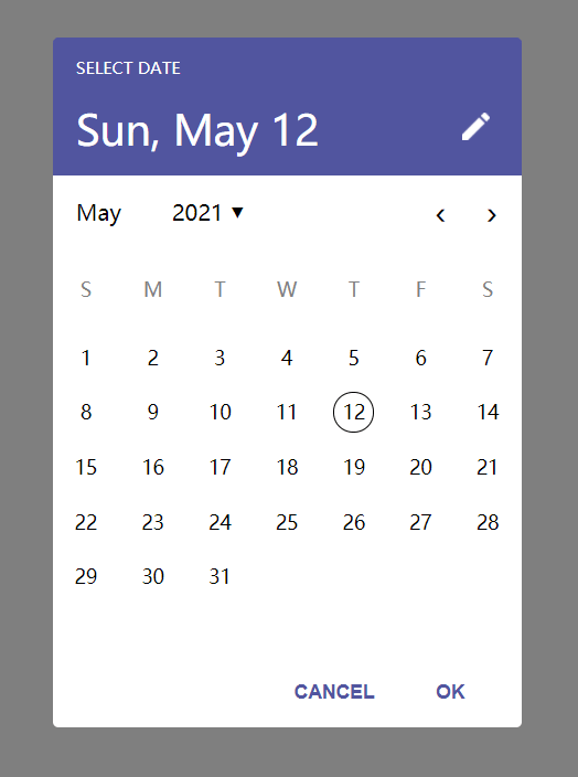 Android Style Date Picker With Plain JavaScript – m-datepicker.js