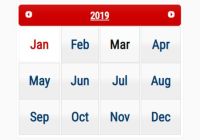 Minimal Month Picker In Vanilla JavaScript