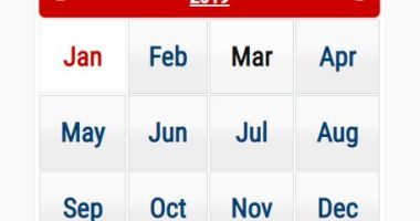 Minimal Month Picker In Vanilla JavaScript