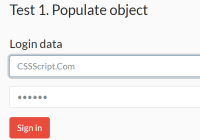 Populate Templates Using JavaScript - populator.js