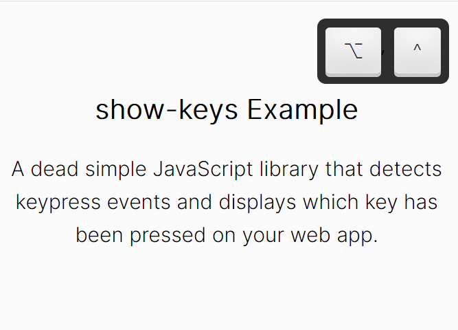 Show Which Key Is Pressed On Page – show-keys