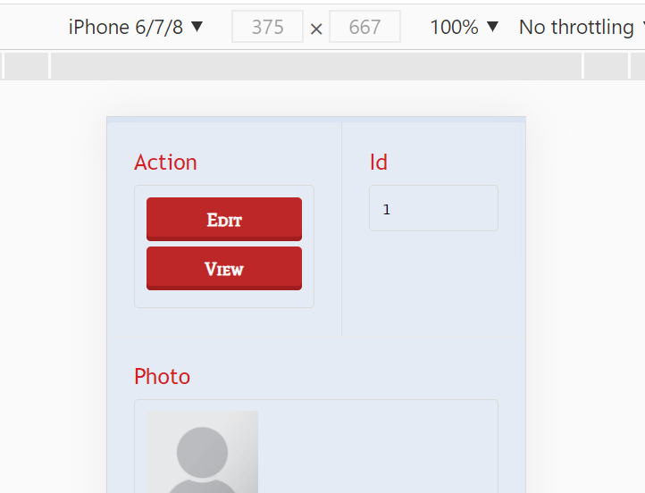 Convert HTML Table To Card View On Mobile Using JavaScript