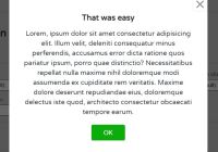 Easy & Robust Modal JavaScript Library - EinsModal