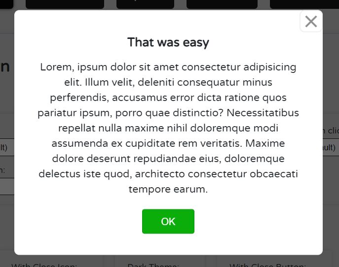 Easy & Robust Modal JavaScript Library – EinsModal