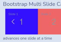 Multi-slide Bootstrap 5 Carousel Component