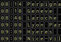 Split Flap Text Effect In JavaScript - Ticker Board