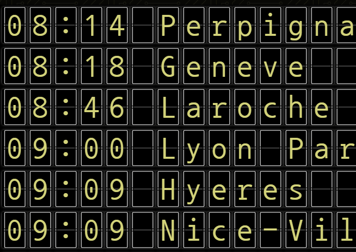 Split Flap Text Effect In JavaScript – Ticker Board