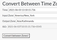 Time Zones And UTC Converter In JavaScript - xtz.js