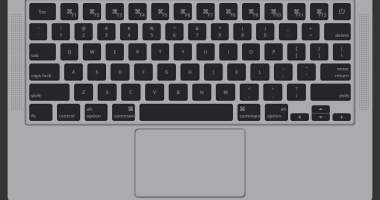 CSS Only Mac Keyboard & Trackpad