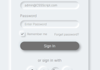 Neomorphic Style Login Form In Pure CSS