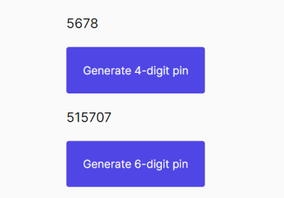 Best Free Pin Code In JavaScript & CSS - CSS Script