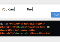 Inline Typing Animation Component
