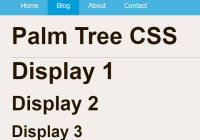 Minimalist CSS Framework - Palm Tree