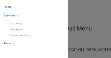 Simple Multi-level Offcanvas Menu In Vanilla JavaScript