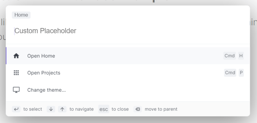 Keyboard Shortcuts UI (cmd+k) For The Web – Ninja Keys