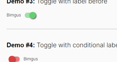 Android Style Toggle Switch In CSS