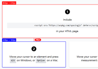 check-spacing-between-elements