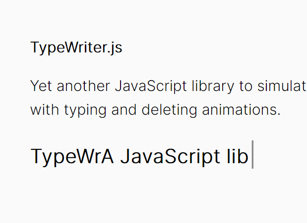 Human Typing Simulator In JavaScript – TypeWriter