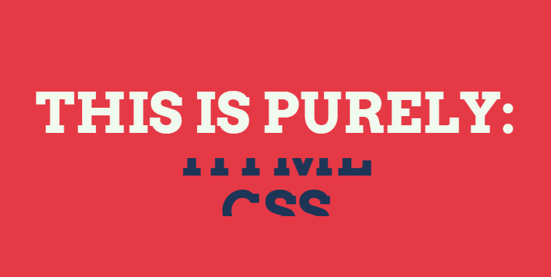 Rolling Text Effect In Pure CSS