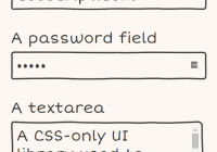 Hand-drawn Styled HTML Elements In CSS