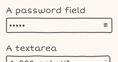 Hand-drawn Styled HTML Elements In CSS