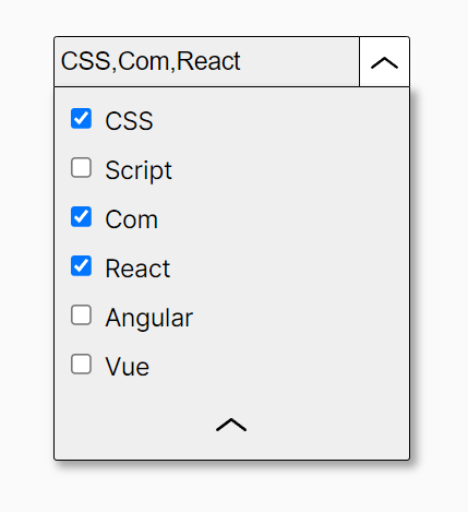 SEO-friendly Multip Select Dropdown Component - Multi-Checkbox | CSS Script