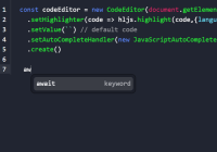 code-editor-autocomplete-petrel